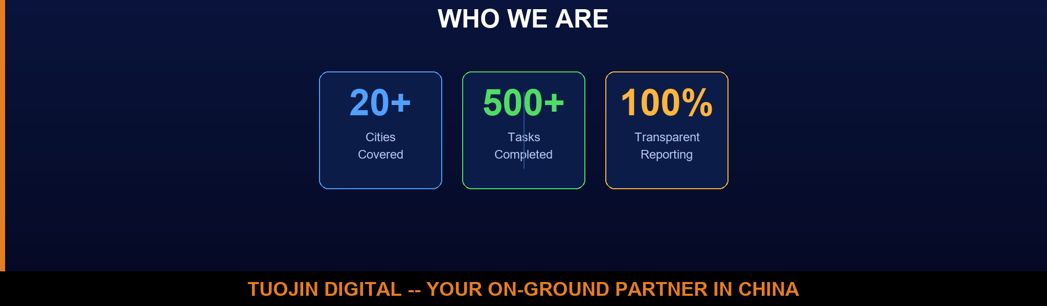 Who We Are — Tuojin Digital Introduction